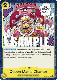 Queen Mama Chanter - Starter Deck 7: Big Mom Pirates (ST-07) #ST07-017 - Common One Piece Trading Card