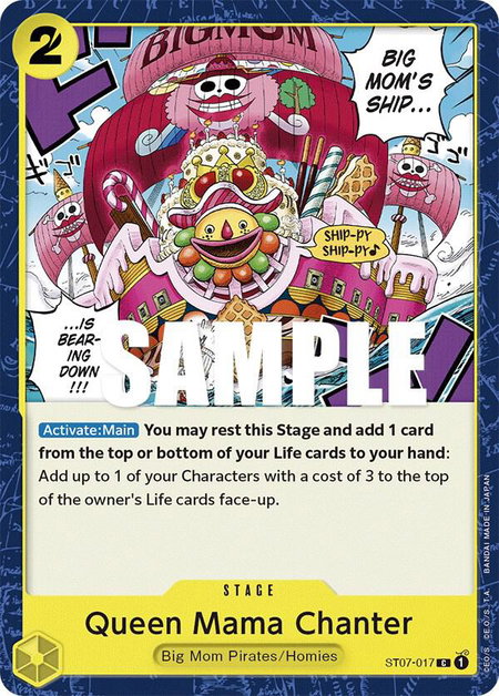 Queen Mama Chanter - Starter Deck 7: Big Mom Pirates One Piece trading card