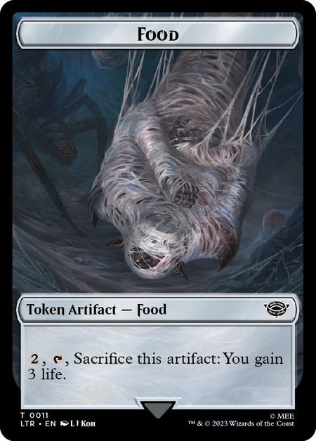 Food Token (0011) - Universes Beyond: The Lord of the Rings: Tales of Middle-earth Magic: The Gathering trading card