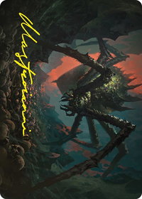 Shelob, Child of Ungoliant Art Card (Gold-Stamped Signature) - Art Series: Universes Beyond: The Lord of the Rings: Tales of Middle-earth (ASLTR) #23 - Special Magic: The Gathering Trading Card