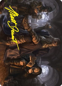 Sharkey, Tyrant of the Shire Art Card (Gold-Stamped Signature) - Art Series: Universes Beyond: The Lord of the Rings: Tales of Middle-earth (ASLTR) #22 - Special Magic: The Gathering Trading Card