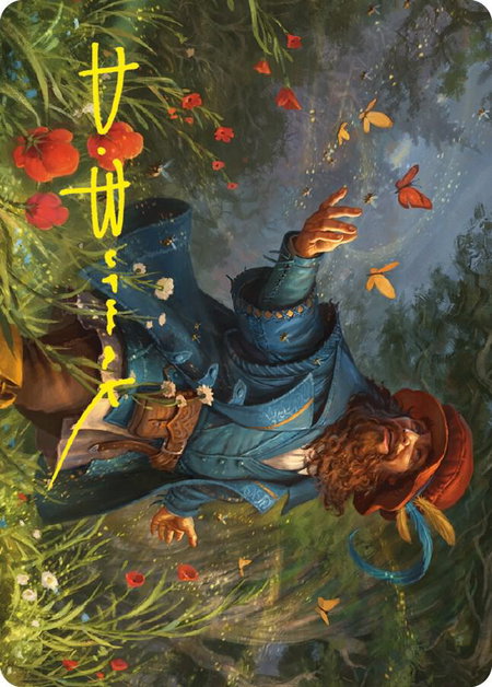 Tom Bombadil Art Card (Gold-Stamped Signature) - Art Series: Universes Beyond: The Lord of the Rings: Tales of Middle-earth Magic: The Gathering trading card
