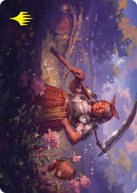 Took Reaper Art Card (Gold-Stamped Signature) - Art Series: Universes Beyond: The Lord of the Rings: Tales of Middle-earth (ASLTR) #4 - Special Magic: The Gathering Trading Card