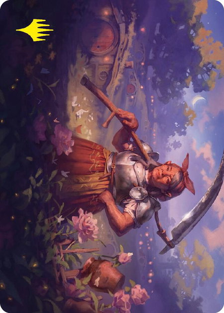 Took Reaper Art Card (Gold-Stamped Signature) - Art Series: Universes Beyond: The Lord of the Rings: Tales of Middle-earth Magic: The Gathering trading card