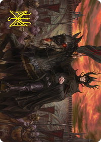 The Mouth of Sauron Art Card (Gold-Stamped Signature) - Art Series: Universes Beyond: The Lord of the Rings: Tales of Middle-earth (ASLTR) #18 - Special Magic: The Gathering Trading Card