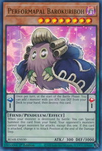 Performapal Barokuriboh - Battles of Legend: Monstrous Revenge (BLMR) #BLMR-EN030 - Ultra Rare YuGiOh Trading Card