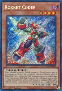 Rokket Coder - Battles of Legend: Monstrous Revenge (BLMR) #BLMR-EN006 - Secret Rare YuGiOh Trading Card