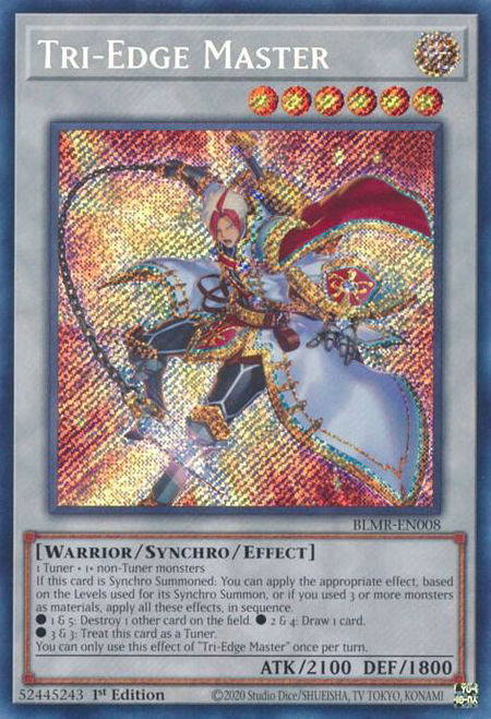 Tri-Edge Master - Battles of Legend: Monstrous Revenge YuGiOh trading card