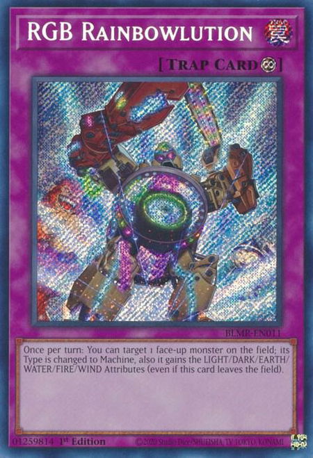 RGB Rainbowlution - Battles of Legend: Monstrous Revenge YuGiOh trading card