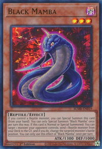 Black Mamba - Battles of Legend: Monstrous Revenge (BLMR) #BLMR-EN019 - Ultra Rare YuGiOh Trading Card