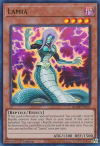 Lamia - Battles of Legend: Monstrous Revenge (BLMR) #BLMR-EN021 - Ultra Rare YuGiOh Trading Card