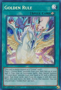 Golden Rule - Battles of Legend: Monstrous Revenge (BLMR) #BLMR-EN035 - Secret Rare YuGiOh Trading Card
