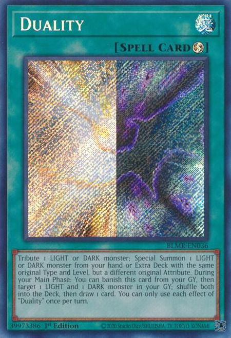 Duality - Battles of Legend: Monstrous Revenge YuGiOh trading card