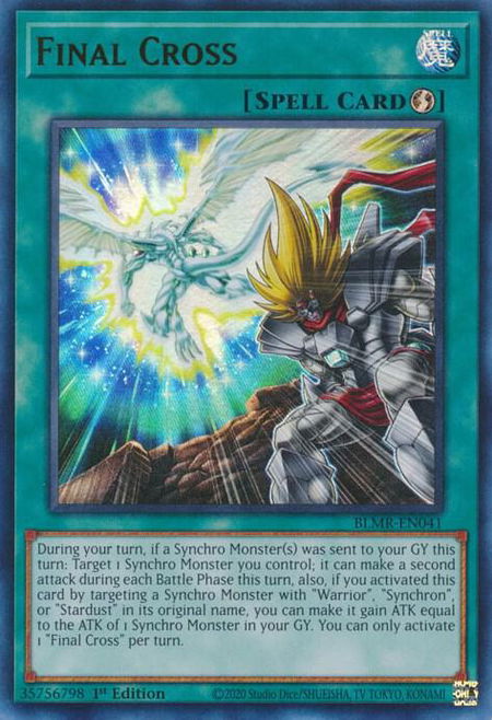 Final Cross trading card from Battles of Legend: Monstrous Revenge Final Cross - Battles of Legend: Monstrous Revenge YuGiOh trading card