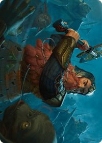 Gimli, Counter of Kills Art Card (10/81) - Art Series: Universes Beyond: The Lord of the Rings: Tales of Middle-earth (ASLTR) #10 - Special Magic: The Gathering Trading Card