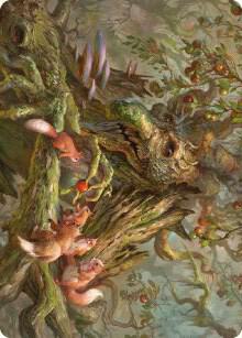 Generous Ent Art Card - Art Series: Universes Beyond: The Lord of the Rings: Tales of Middle-earth Magic: The Gathering trading card