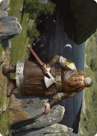 Mirrormere Guardian Art Card - Art Series: Universes Beyond: The Lord of the Rings: Tales of Middle-earth (ASLTR) #12 - Special Magic: The Gathering Trading Card