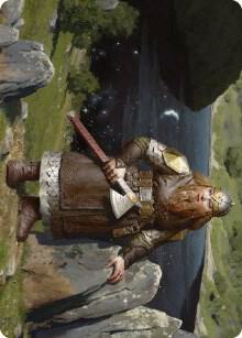 Mirrormere Guardian Art Card - Art Series: Universes Beyond: The Lord of the Rings: Tales of Middle-earth Magic: The Gathering trading card