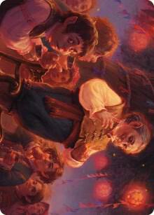 Bilbo, Retired Burglar Art Card - Art Series: Universes Beyond: The Lord of the Rings: Tales of Middle-earth Magic: The Gathering trading card