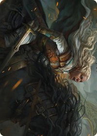 Eowyn, Fearless Knight Art Card - Art Series: Universes Beyond: The Lord of the Rings: Tales of Middle-earth (ASLTR) #15 - Special Magic: The Gathering Trading Card