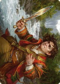 Frodo Baggins Art Card (16/81) - Art Series: Universes Beyond: The Lord of the Rings: Tales of Middle-earth (ASLTR) #16 - Special Magic: The Gathering Trading Card