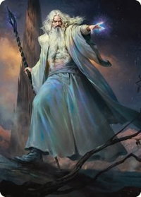 Saruman of Many Colors Art Card - Art Series: Universes Beyond: The Lord of the Rings: Tales of Middle-earth (ASLTR) #20 - Special Magic: The Gathering Trading Card
