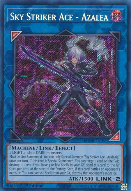 Sky Striker Ace - Azalea trading card from Battles of Legend: Monstrous Revenge Sky Striker Ace - Azalea - Battles of Legend: Monstrous Revenge YuGiOh trading card