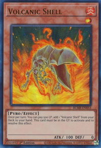 Volcanic Shell - Battles of Legend: Monstrous Revenge (BLMR) #BLMR-EN053 - Ultra Rare YuGiOh Trading Card