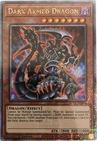 Dark Armed Dragon (Quarter Century Secret Rare) - Battles of Legend: Monstrous Revenge (BLMR) #BLMR-EN054 - Quarter Century Secret Rare YuGiOh Trading Card