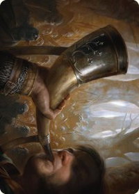 Horn of Gondor Art Card - Art Series: Universes Beyond: The Lord of the Rings: Tales of Middle-earth (ASLTR) #29 - Special Magic: The Gathering Trading Card