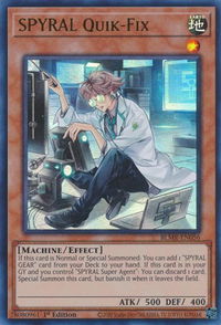 SPYRAL Quik-Fix - Battles of Legend: Monstrous Revenge (BLMR) #BLMR-EN056 - Ultra Rare YuGiOh Trading Card