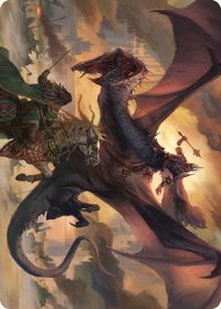 Witch-king, Bringer of Ruin Art Card - Art Series: Universes Beyond: The Lord of the Rings: Tales of Middle-earth (ASLTR) #34 - Special Magic: The Gathering Trading Card