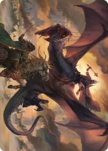 Witch-king, Bringer of Ruin Art Card - Art Series: Universes Beyond: The Lord of the Rings: Tales of Middle-earth Magic: The Gathering trading card