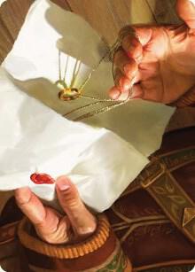 Bilbo's Ring Art Card - Art Series: Universes Beyond: The Lord of the Rings: Tales of Middle-earth Magic: The Gathering trading card