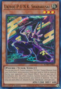 Ukiyoe-P.U.N.K. Sharakusai - Battles of Legend: Monstrous Revenge (BLMR) #BLMR-EN061 - Ultra Rare YuGiOh Trading Card