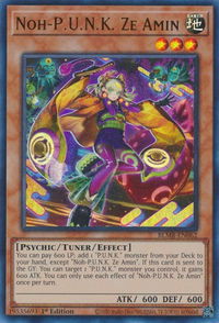 Noh-P.U.N.K. Ze Amin - Battles of Legend: Monstrous Revenge (BLMR) #BLMR-EN062 - Ultra Rare YuGiOh Trading Card