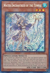 Water Enchantress of the Temple - Battles of Legend: Monstrous Revenge (BLMR) #BLMR-EN065 - Secret Rare YuGiOh Trading Card