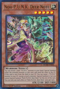 Noh-P.U.N.K. Deer Note - Battles of Legend: Monstrous Revenge (BLMR) #BLMR-EN066 - Ultra Rare YuGiOh Trading Card