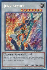 Junk Archer - Battles of Legend: Monstrous Revenge (BLMR) #BLMR-EN073 - Secret Rare YuGiOh Trading Card