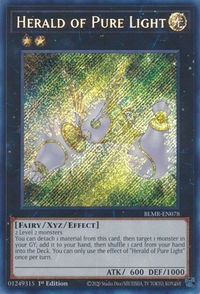 Herald of Pure Light - Battles of Legend: Monstrous Revenge (BLMR) #BLMR-EN078 - Secret Rare YuGiOh Trading Card