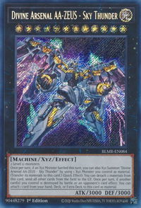 Divine Arsenal AA-ZEUS - Sky Thunder - Battles of Legend: Monstrous Revenge (BLMR) #BLMR-EN084 - Secret Rare YuGiOh Trading Card