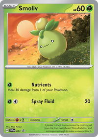 Smoliv - 023 - SV: Scarlet & Violet Promo Cards (SVP) #023 - Promo Pokémon Trading Card