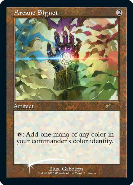 Arcane Signet (Retro Frame) trading card from MagicFest Cards Arcane Signet (Retro Frame) - MagicFest Cards Magic: The Gathering trading card