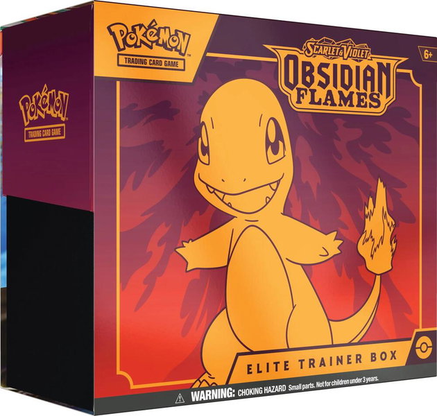 Obsidian Flames Elite Trainer Box trading card from SV03: Obsidian Flames Obsidian Flames Elite Trainer Box - SV03: Obsidian Flames Pokémon trading card