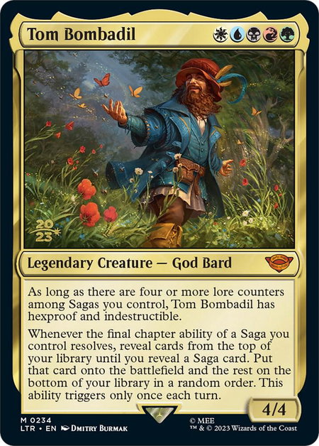 Tom Bombadil - Prerelease Cards Magic: The Gathering trading card