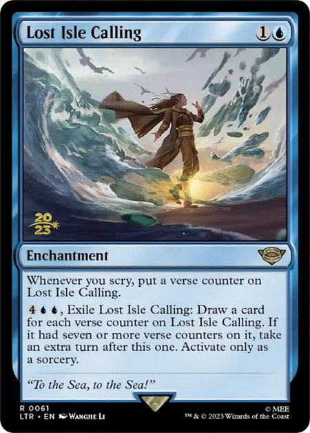 Lost Isle Calling - Prerelease Cards Magic: The Gathering trading card