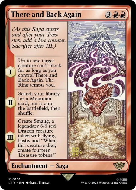 There and Back Again - Prerelease Cards Magic: The Gathering trading card