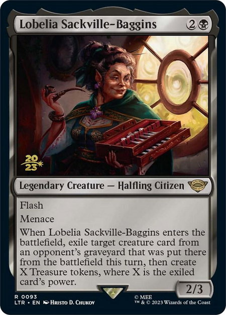 Lobelia Sackville-Baggins (0093) - Prerelease Cards Magic: The Gathering trading card