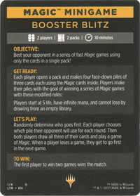 Magic Minigame: Booster Blitz - Universes Beyond: The Lord of the Rings: Tales of Middle-earth (LTR) #1 - Special Magic: The Gathering Trading Card