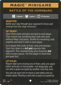 Magic Minigame: Battle of the Hornburg - Universes Beyond: The Lord of the Rings: Tales of Middle-earth (LTR) #3 - Special Magic: The Gathering Trading Card